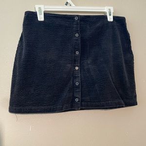 Navy blue Kylie & Kendall suede skirt